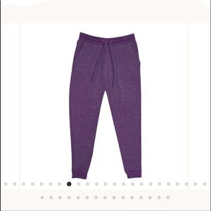 Purple soft serving joggers